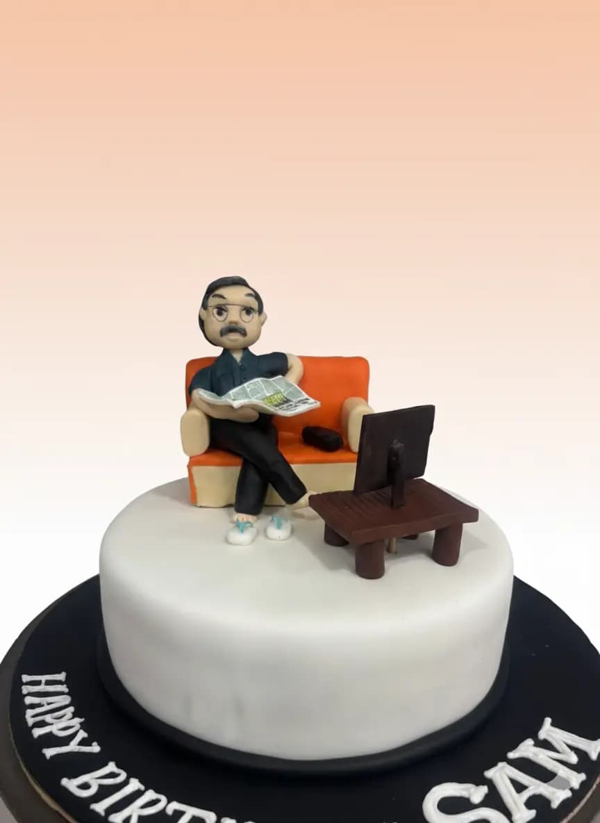 Super dad birthday cake