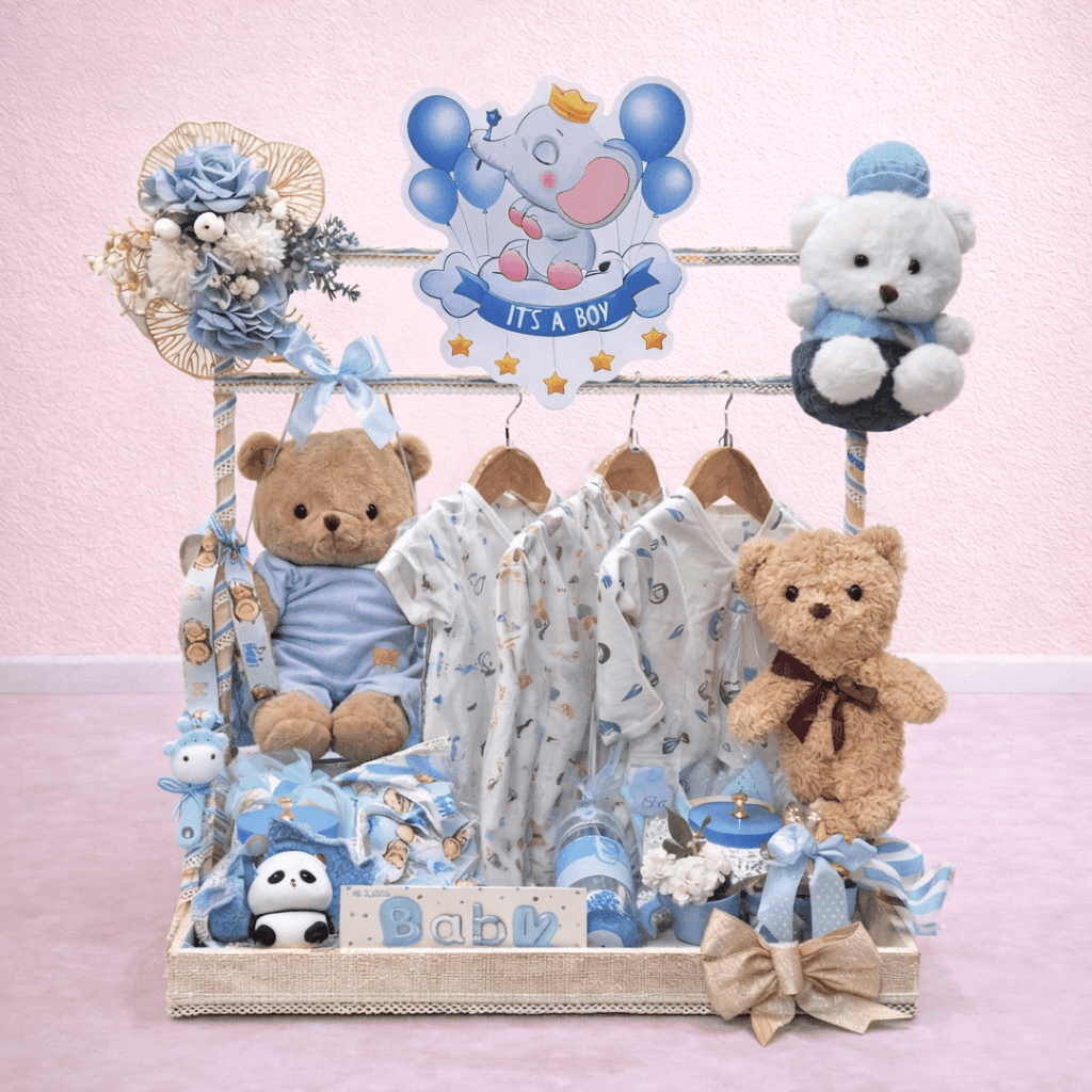 Tiny Treasures Baby Boy Hamper