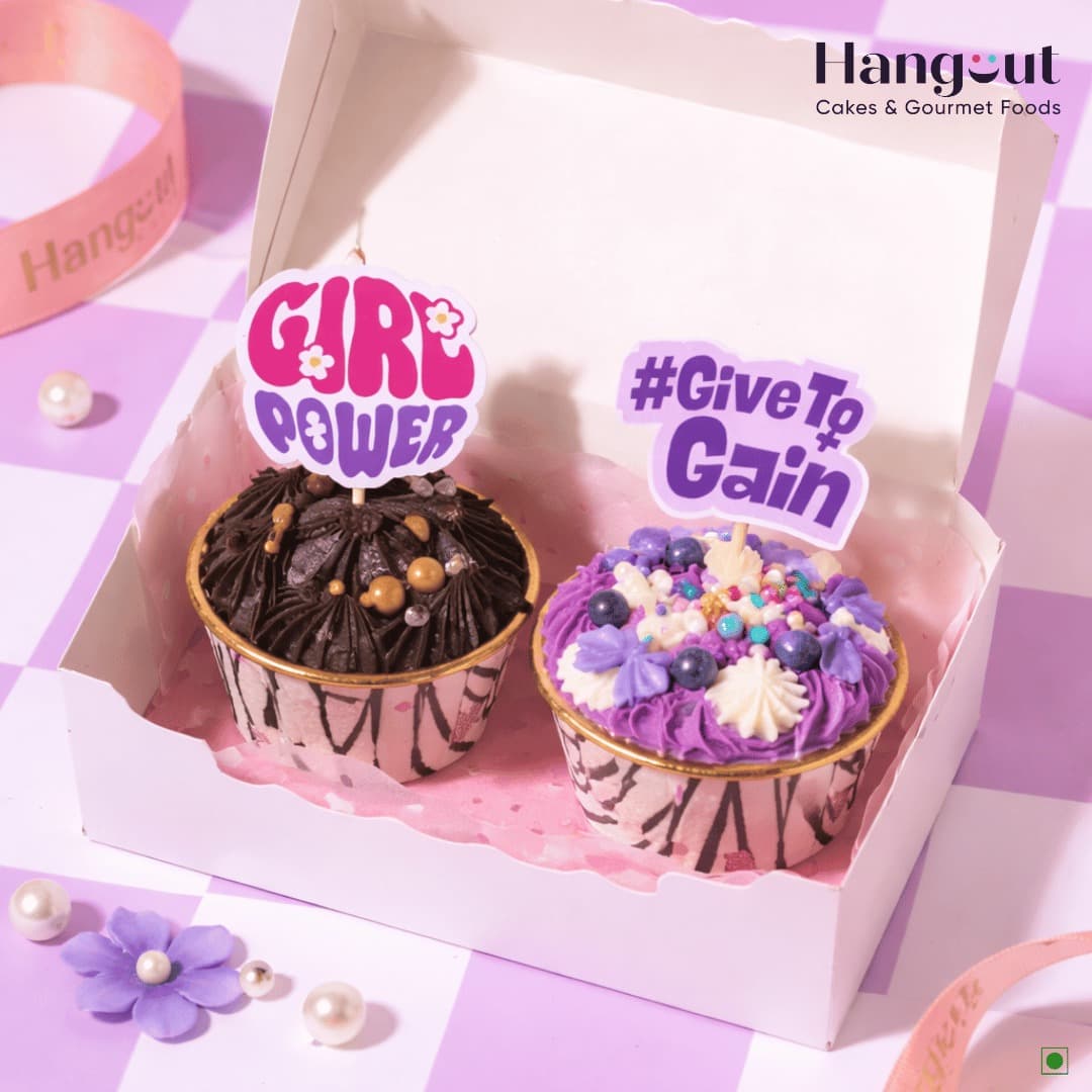Women's Day Special Cupcakes Box of 2