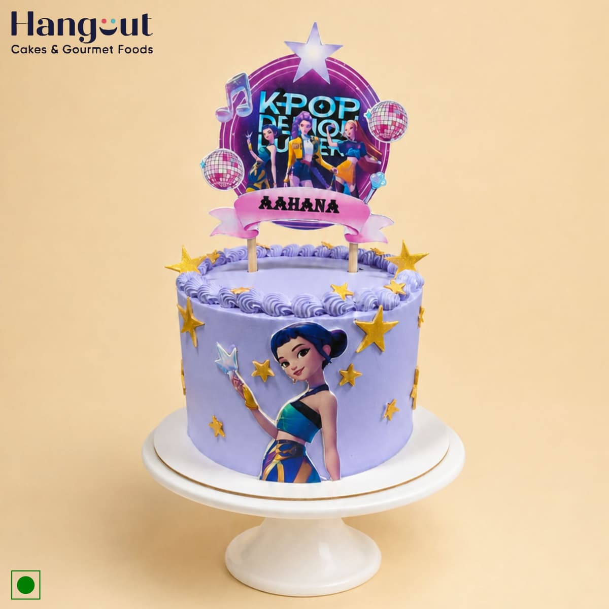 Lavender Star Cake