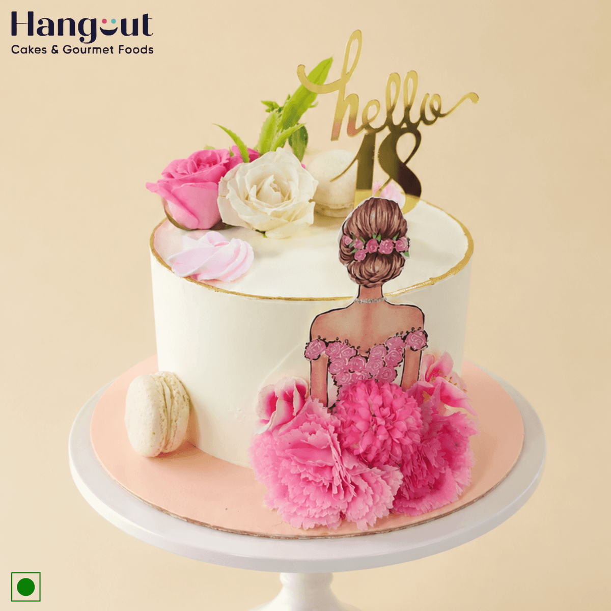 Chic Eighteen Cake