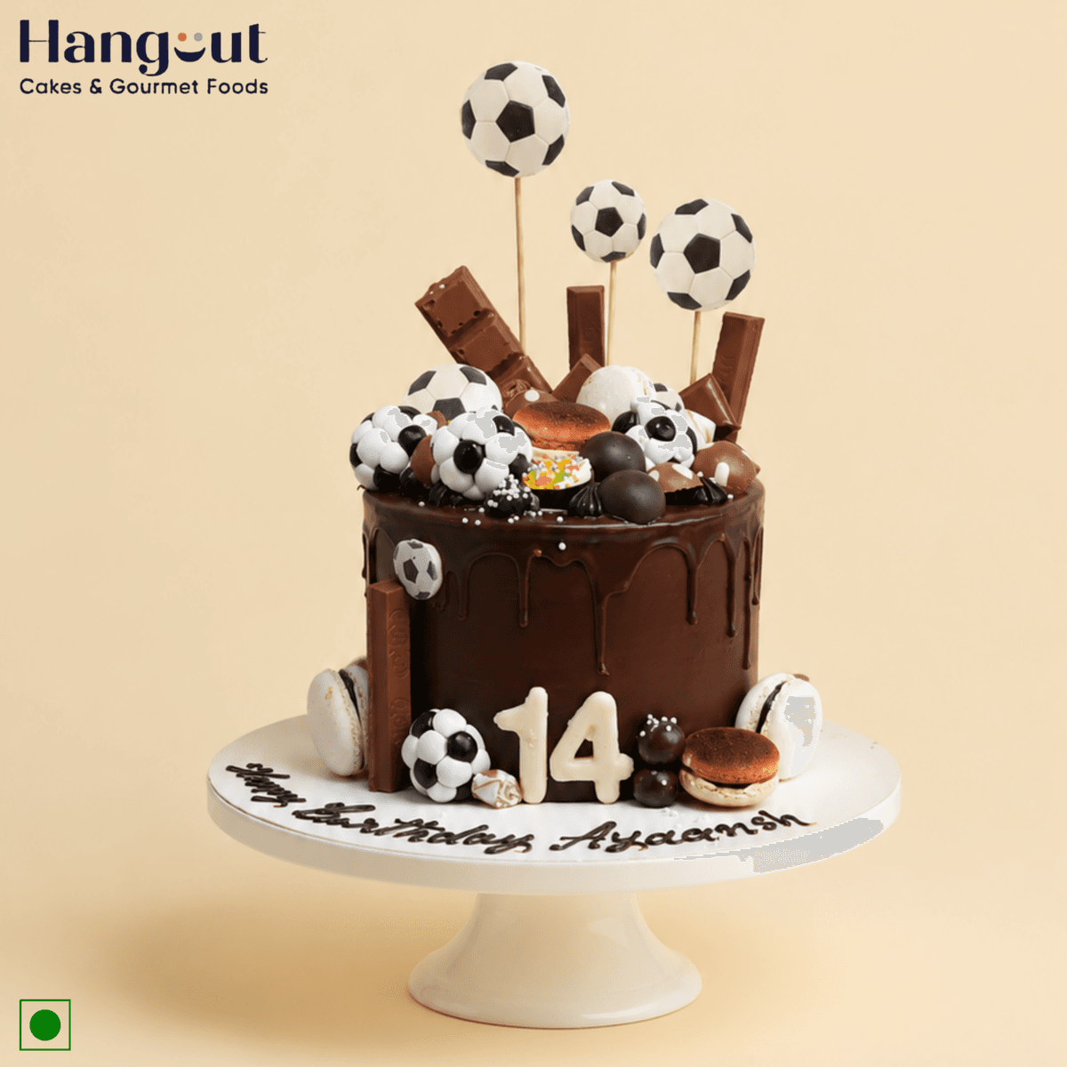 Football Choco Blast Cake
