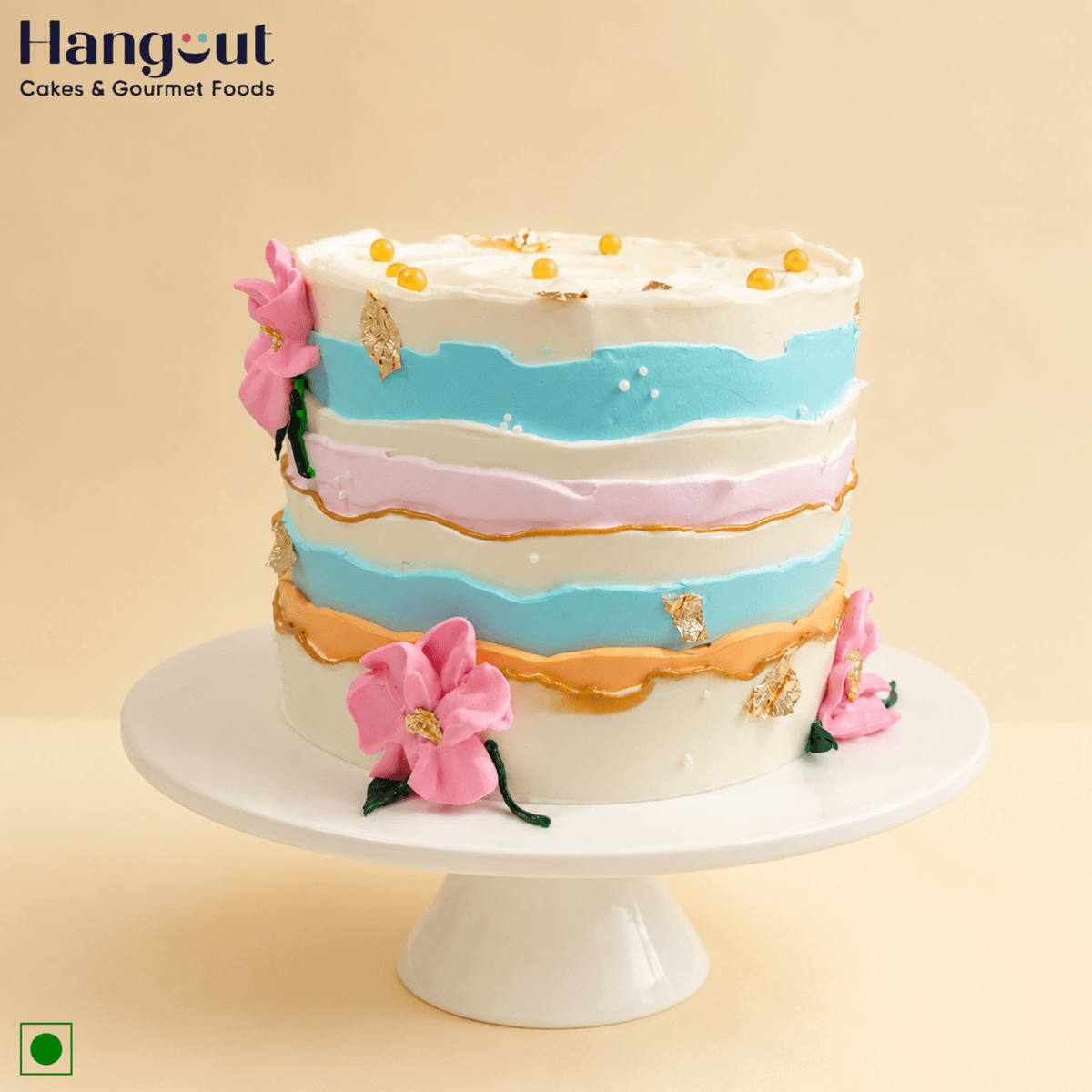 Pastel Bloom Cake