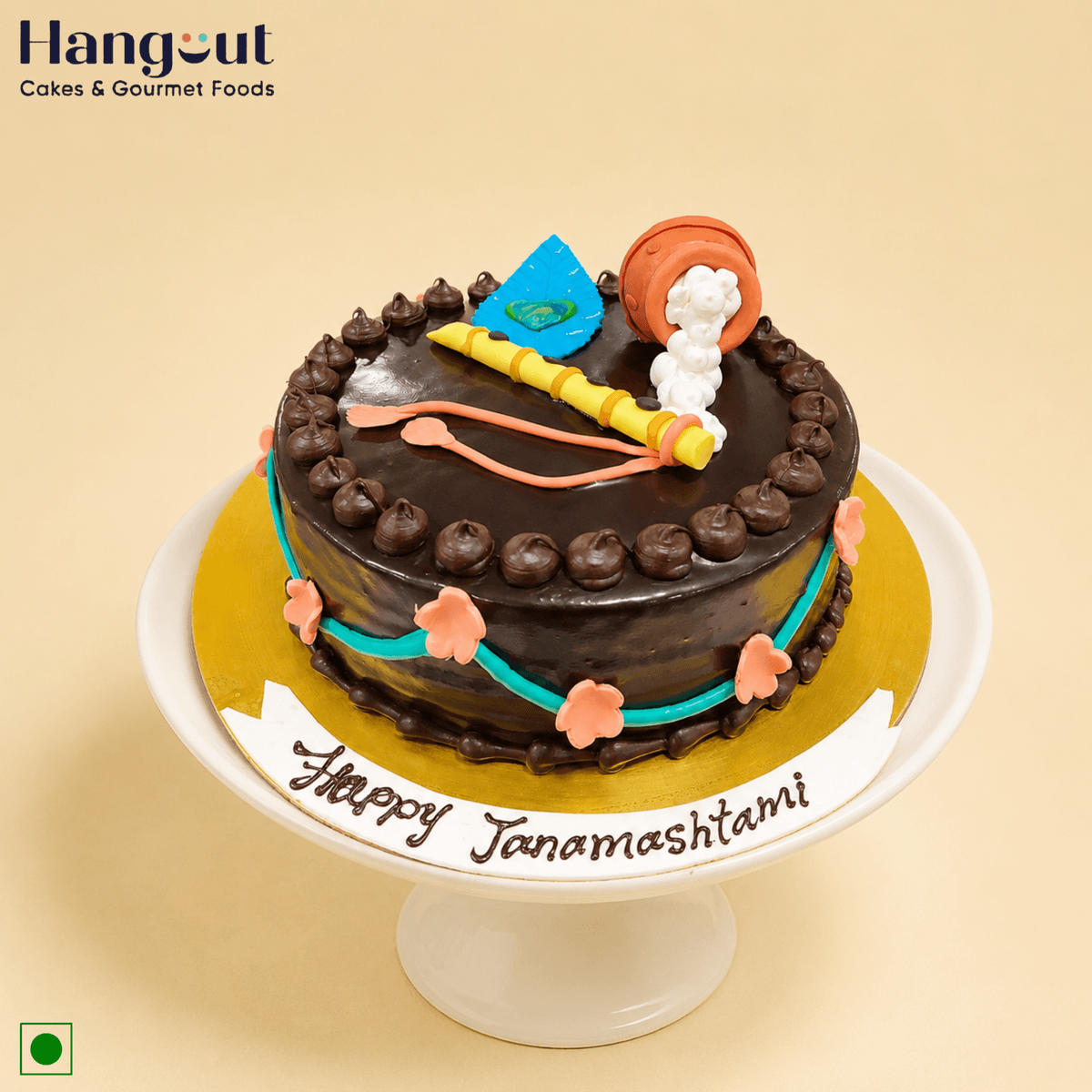 Krishna’s Makhan Matki Chocolate Cake