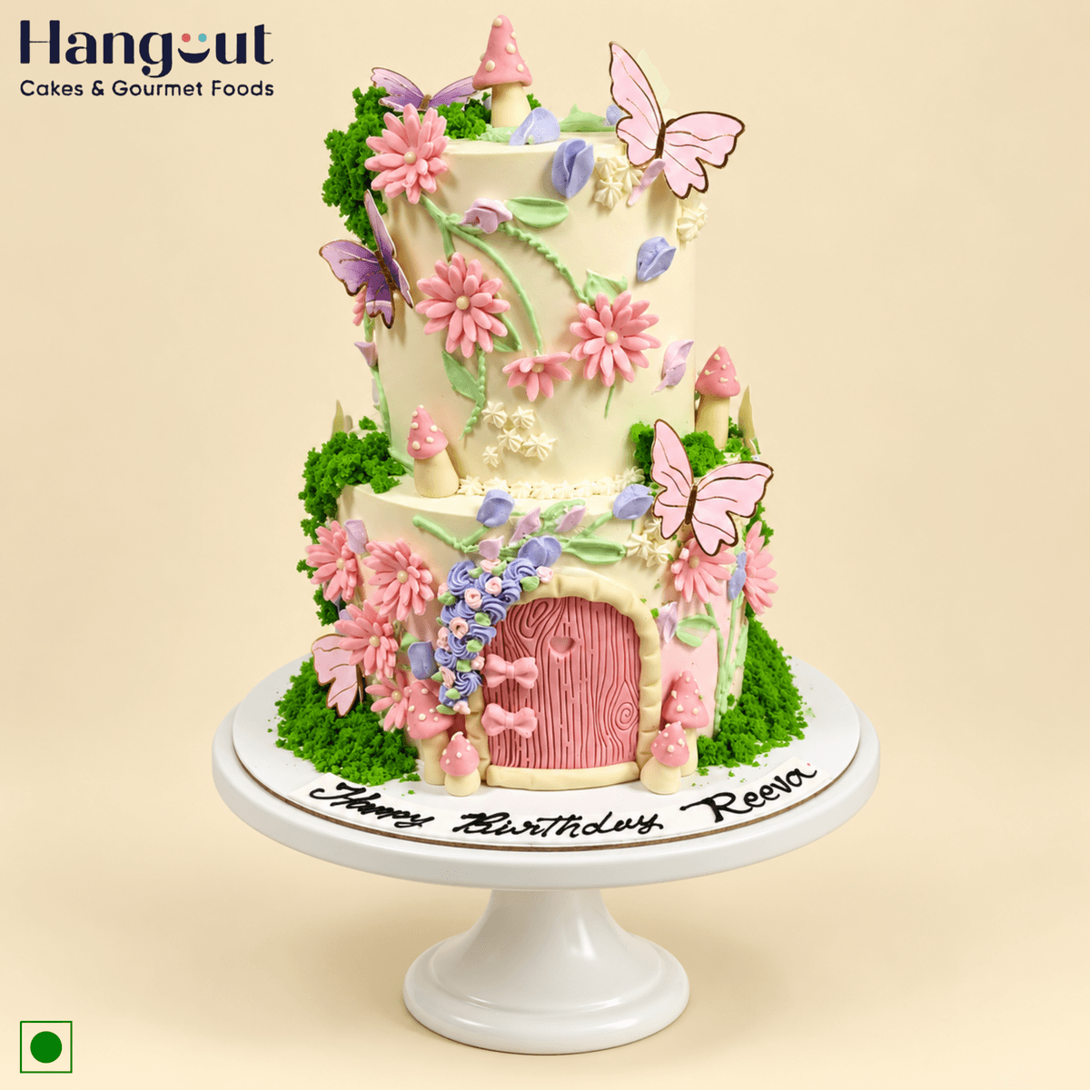 Enchanted Fairy Garden Cake