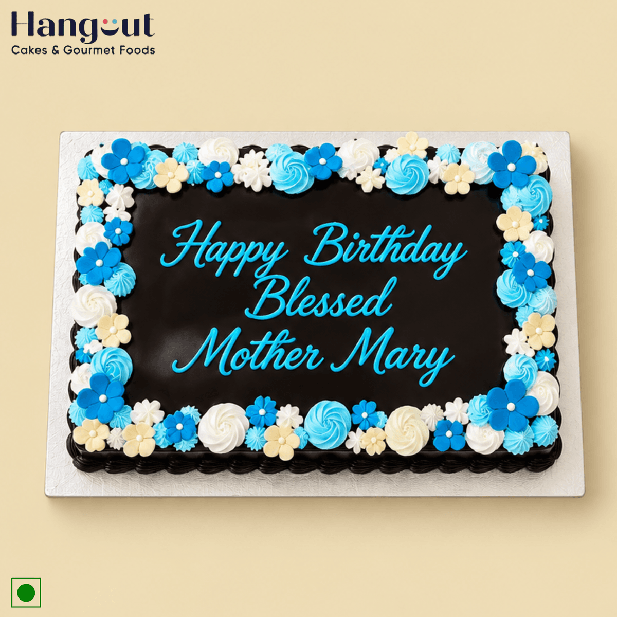 Floral Blessings Chocolate Cake