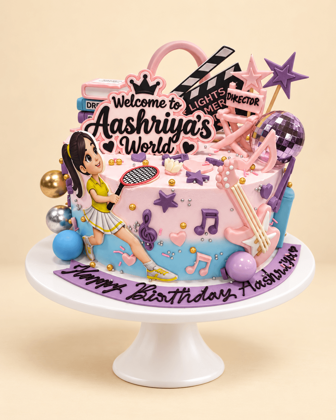 The Hobby Theme Cake