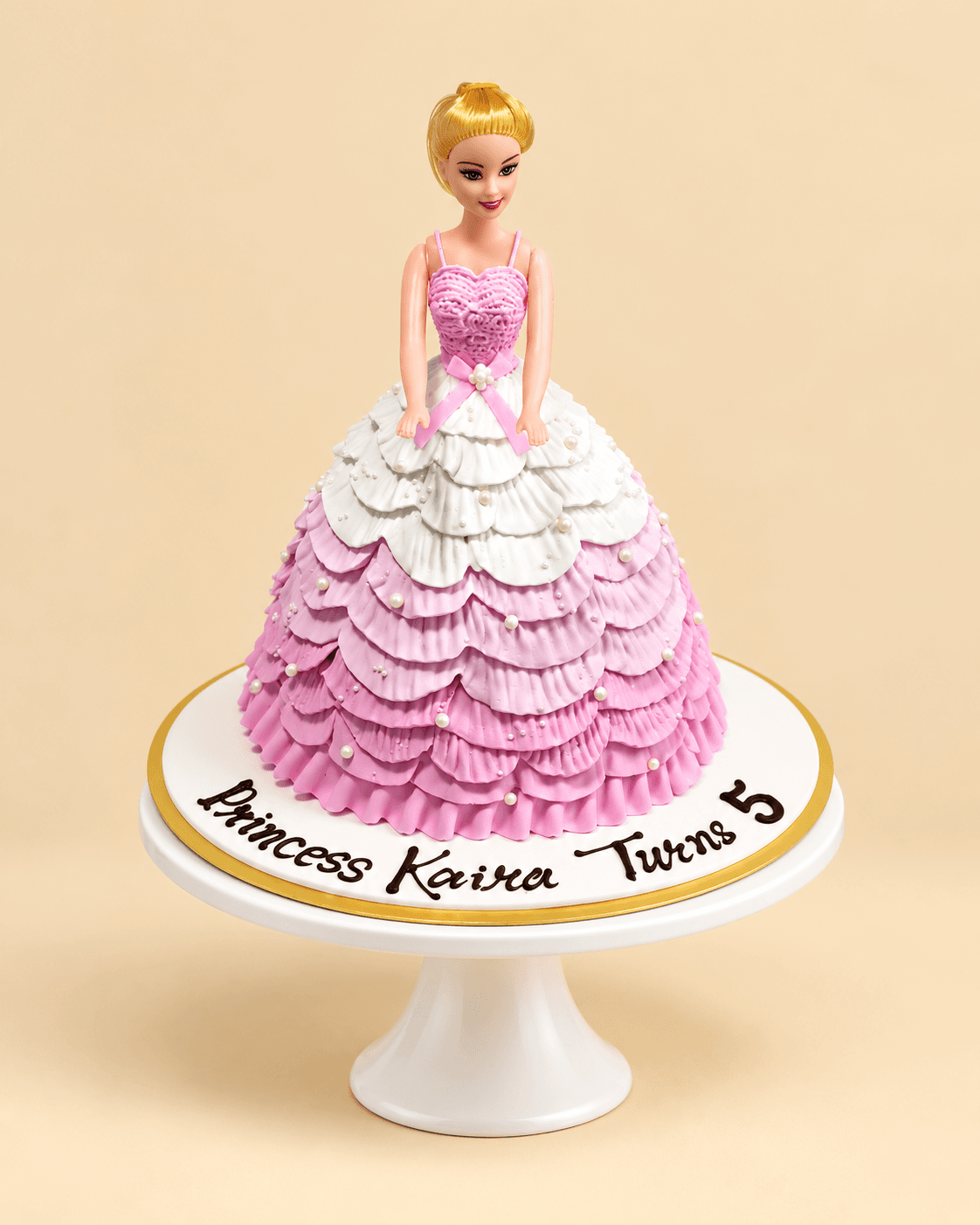 Pink Princess Doll Cake