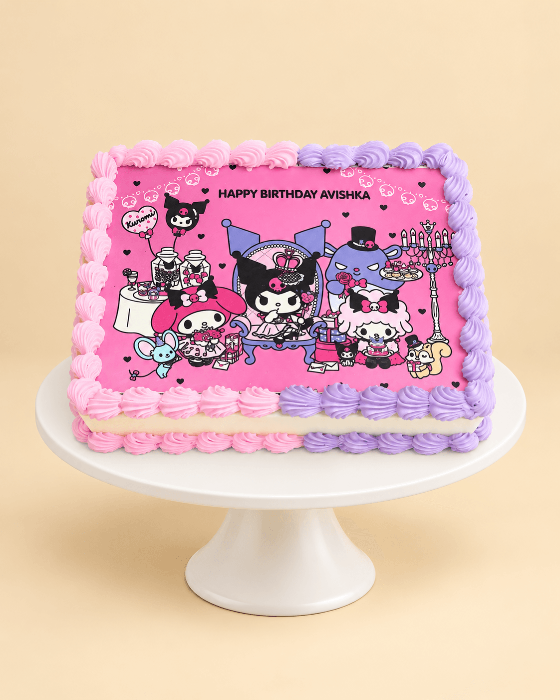 Kawaii Party photo Cake