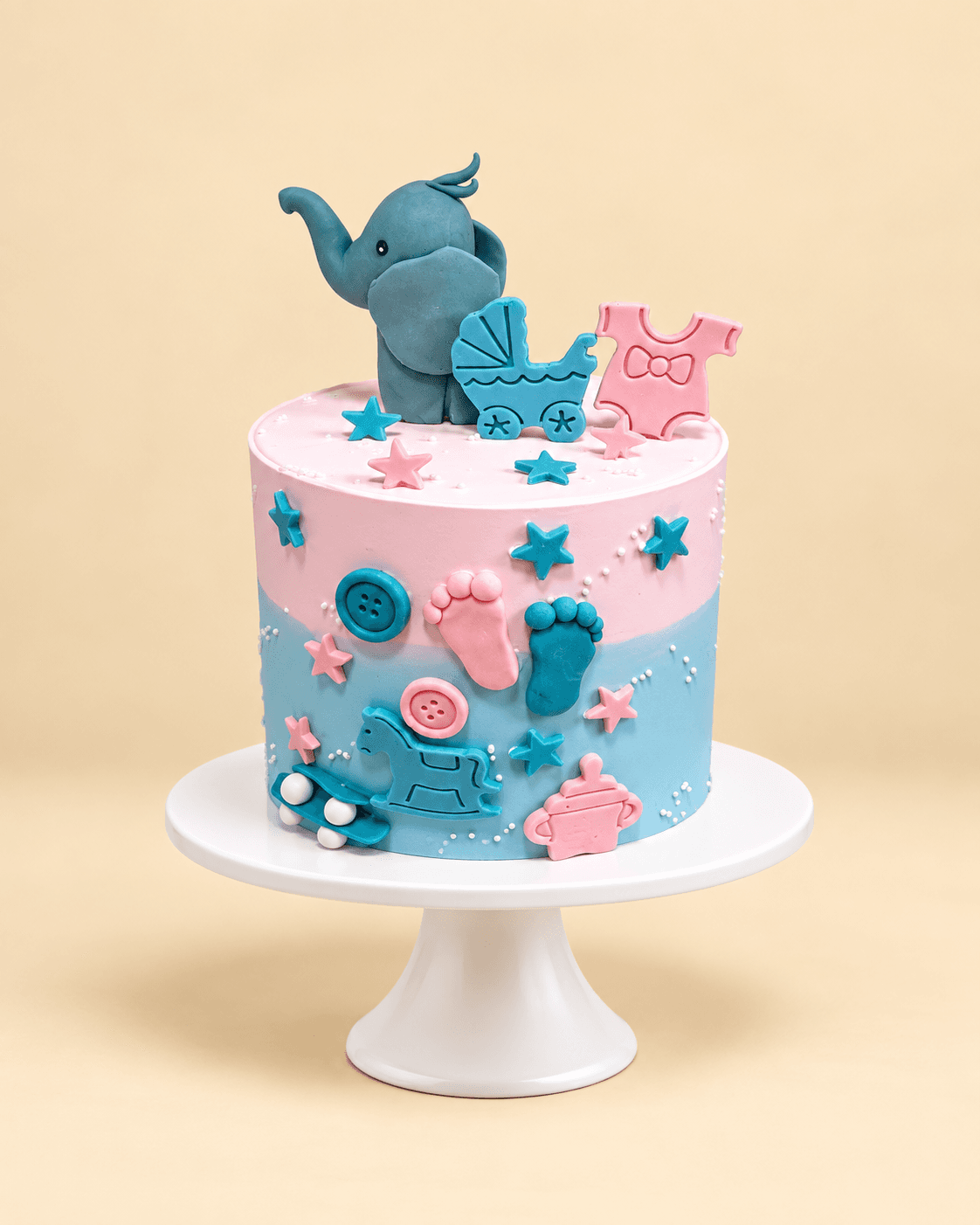 Baby Bliss Shower Cake