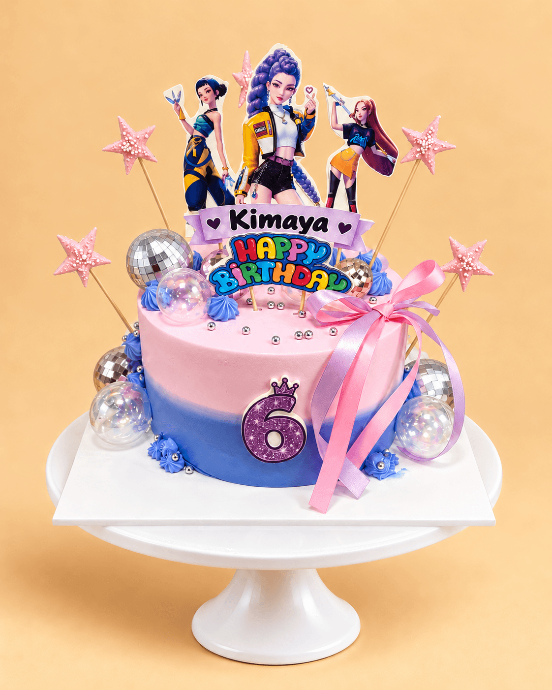 K-Pop Star Birthday Cake