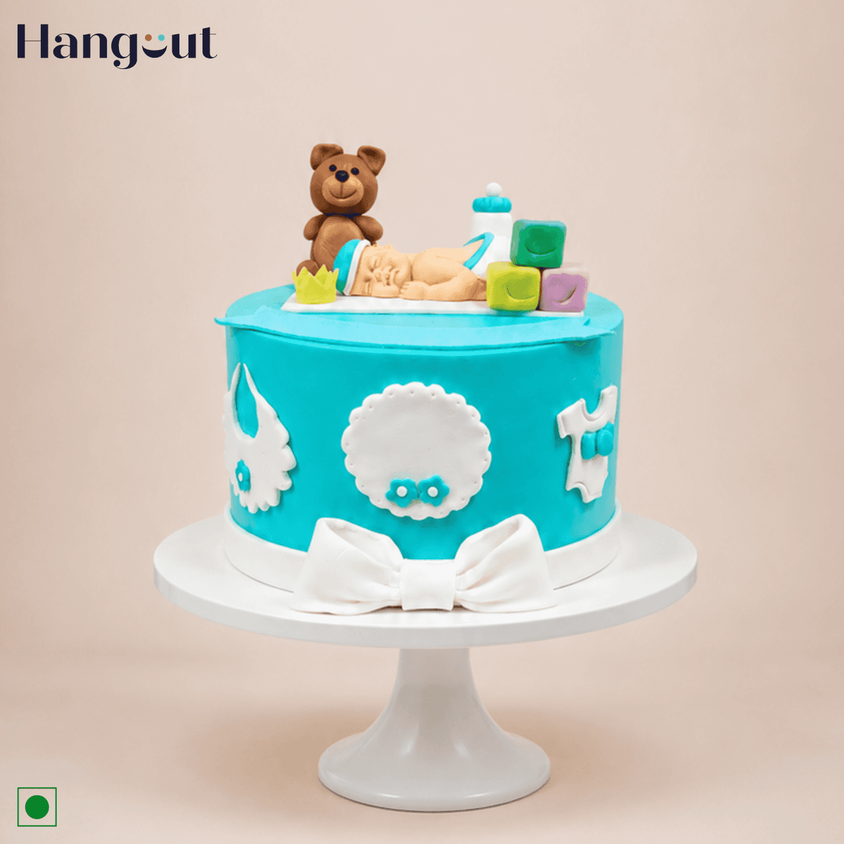 Little Prince Arrival Customized Cake