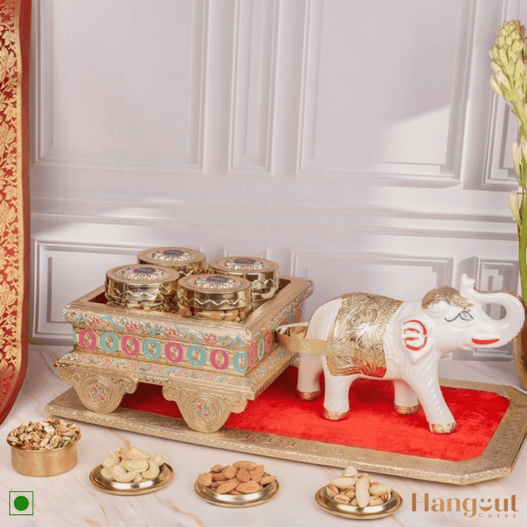 Sanskriti 4 Jars Gajraaj Gift Hamper