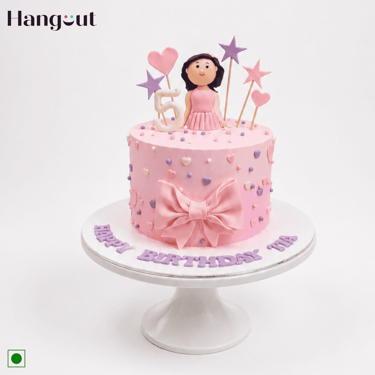 Pretty in Pink Customized Cake