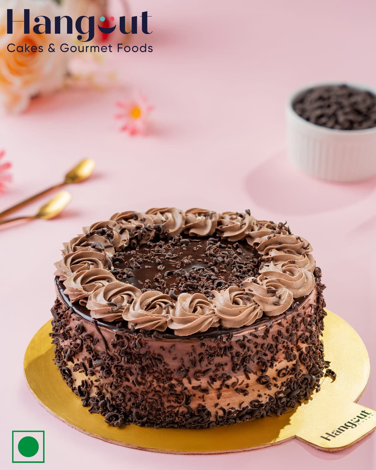 Flaky Chocolate Surprise Cake