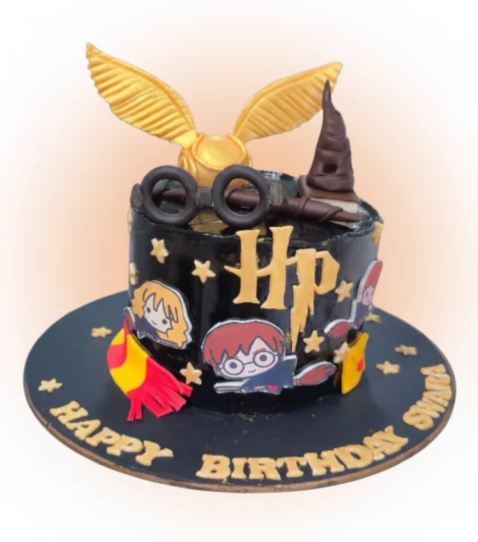 Harry Potter Themed Cake