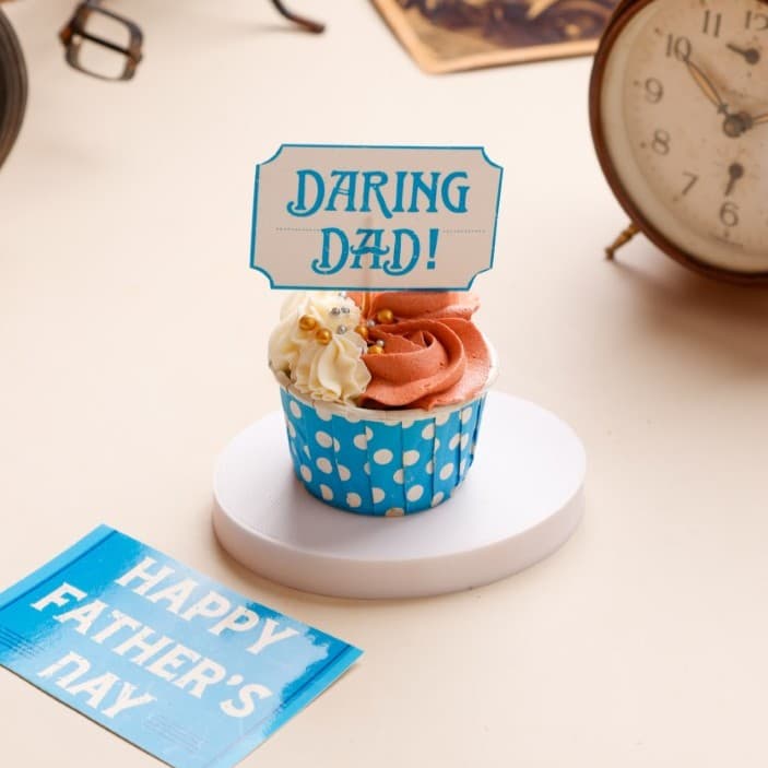 Father's Day Mango Sugarfree Cupcake
