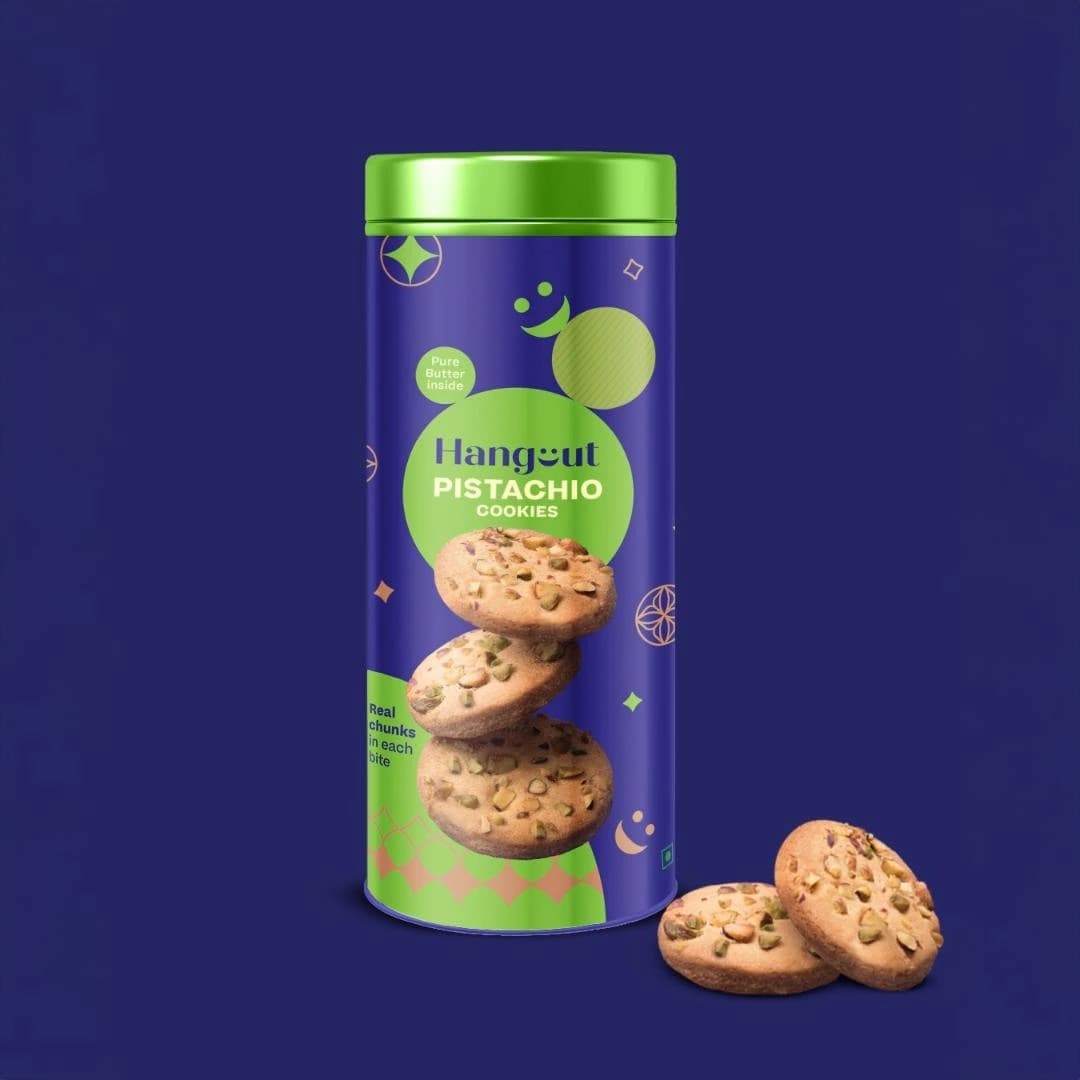 Kesar & Pista Cookies Tin