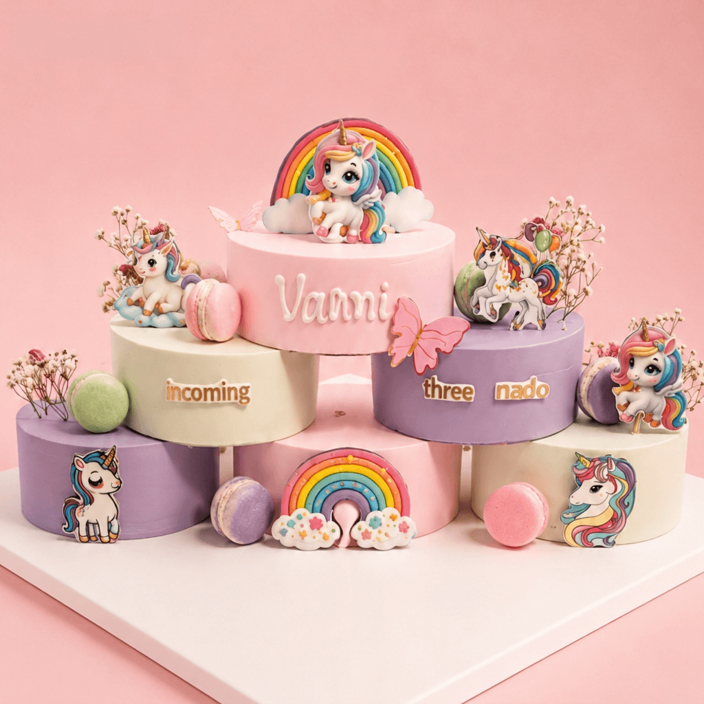 Unicorn Cakelet Collection Customized Cake