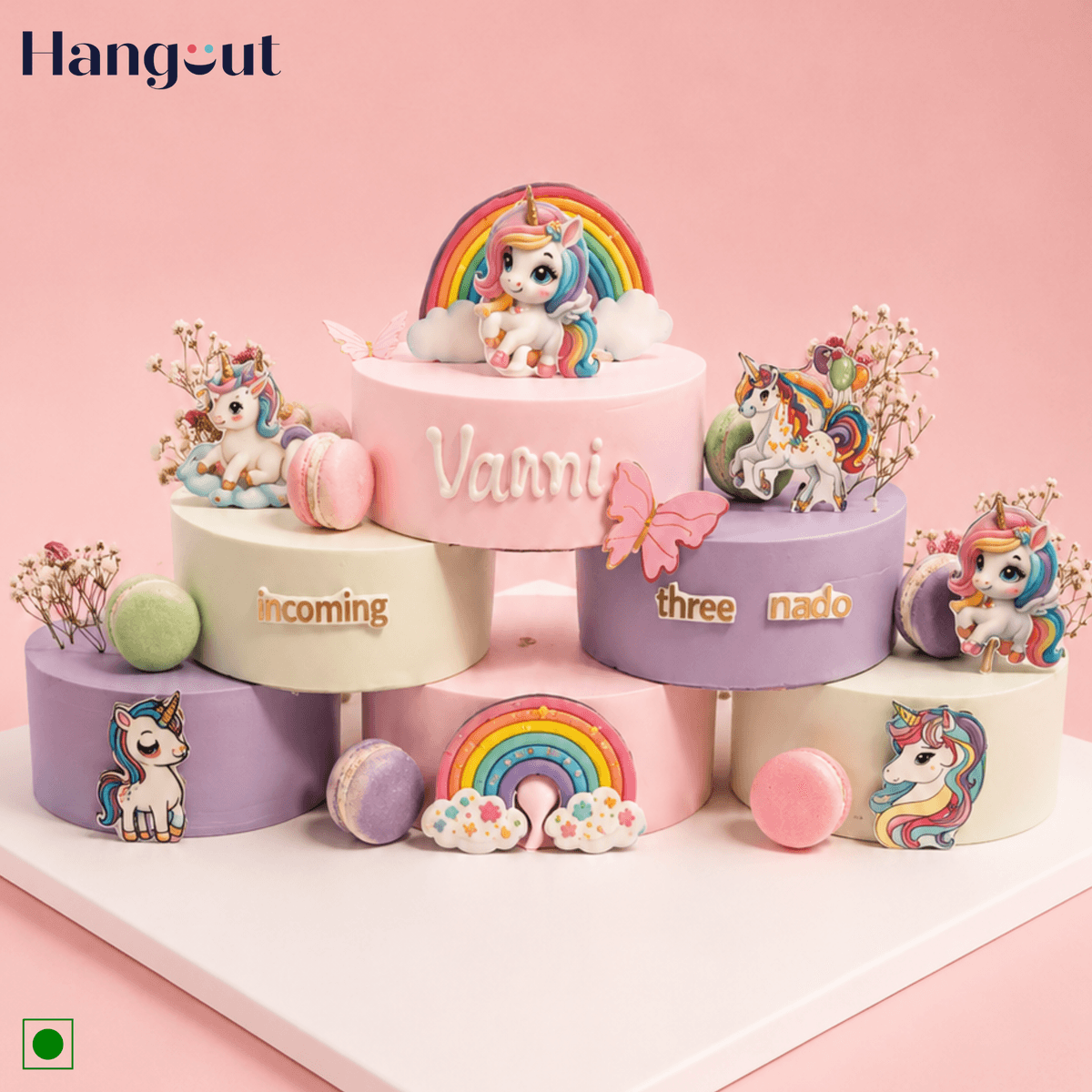 Unicorn Cakelet Collection Customized Cake
