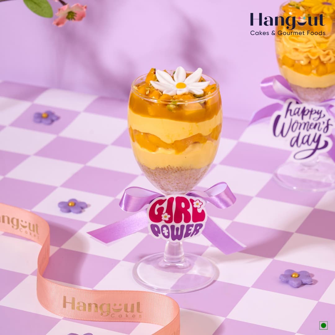 Mango Magic Women’s Day Special Glass Jar Cake