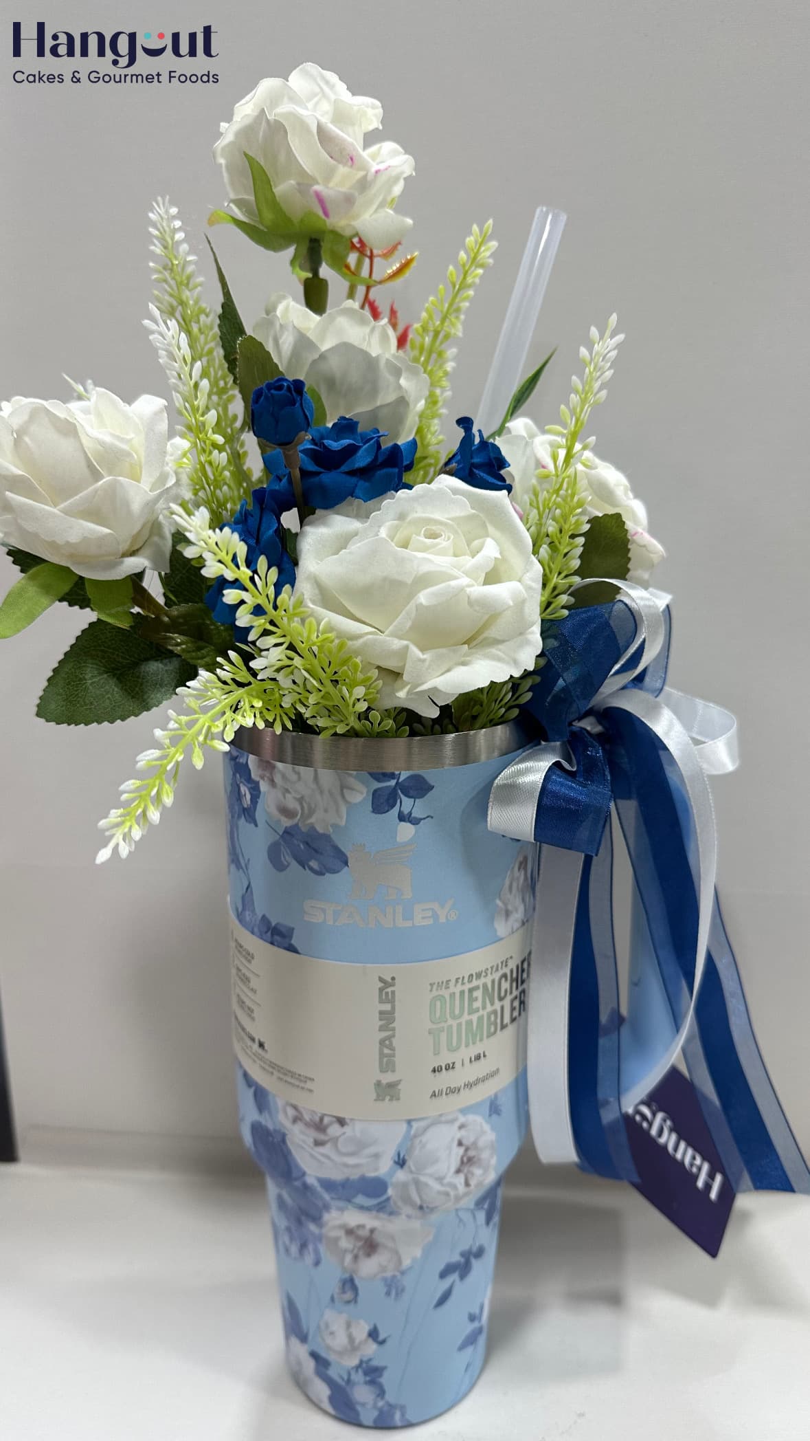 Blue Floral Stan Flower Bouquet