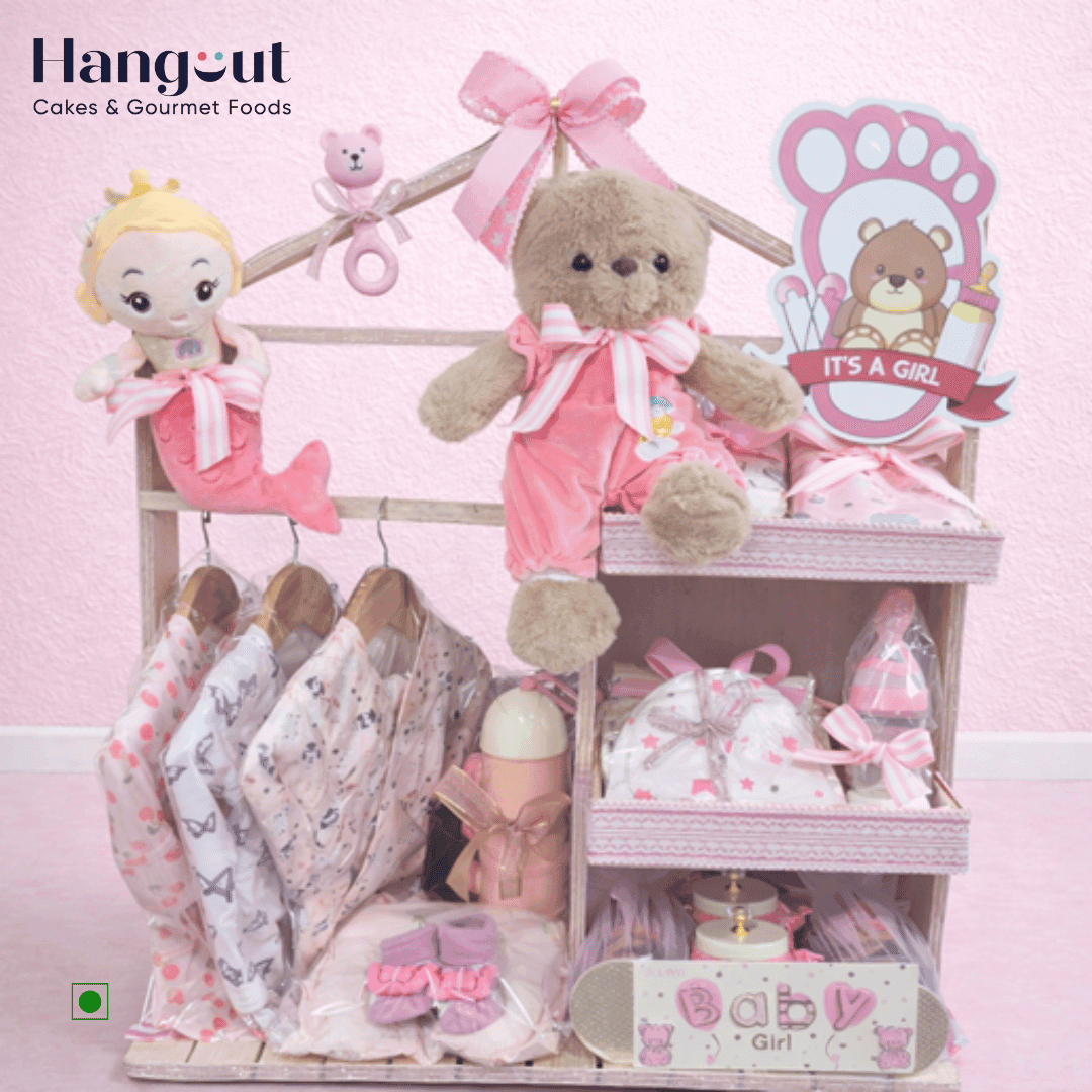 Blush & Bows Baby Girl Hamper
