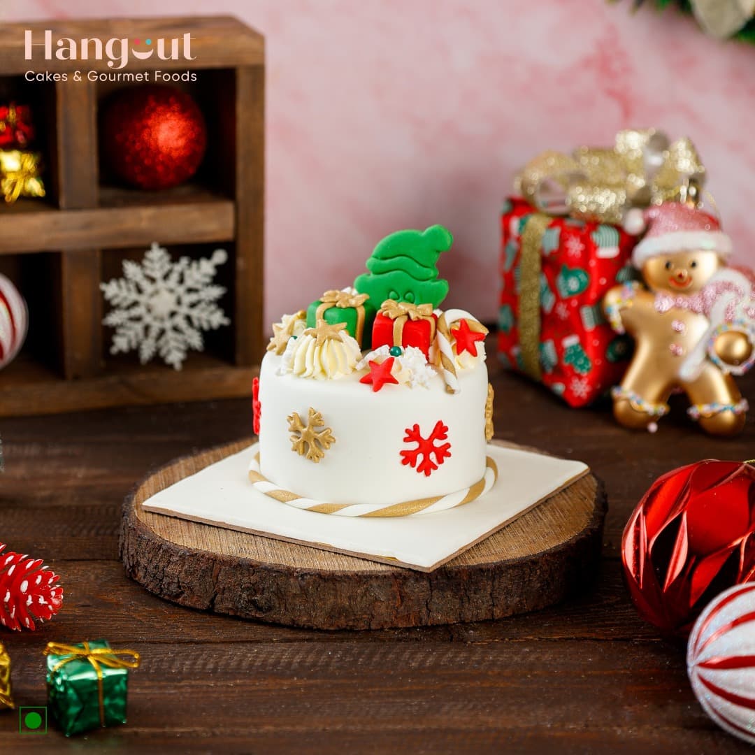 Christmas Special Plum Cake with Marzipan Icing