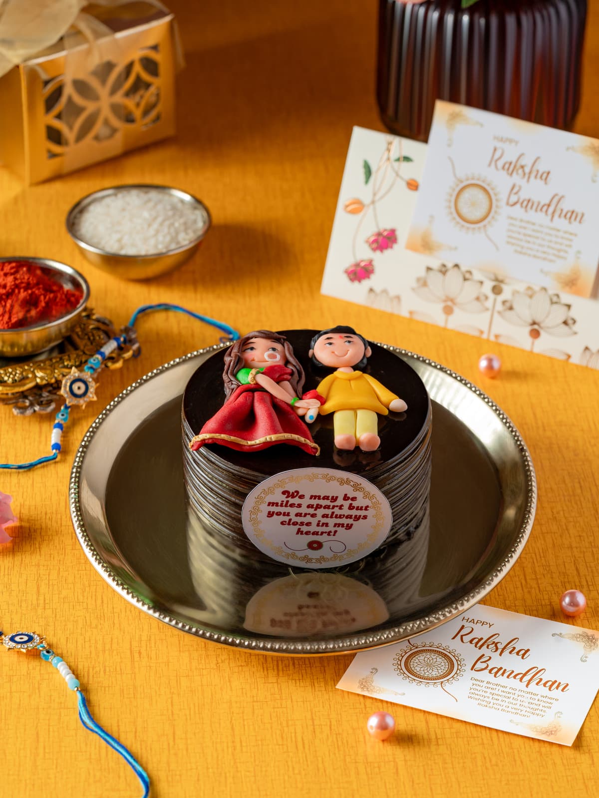 Dutch Truffle Rakhi Special Bento Cake