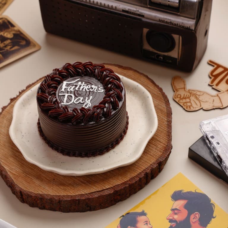 Dutch Truffle Sugar Free Father's Day Special Bento Cake