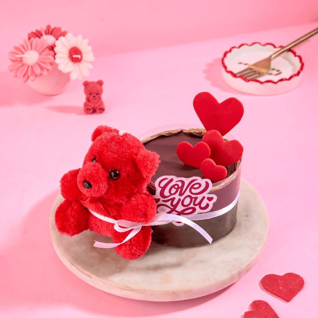 Dutch Truffle Valentine’s Day Special Bento Cake