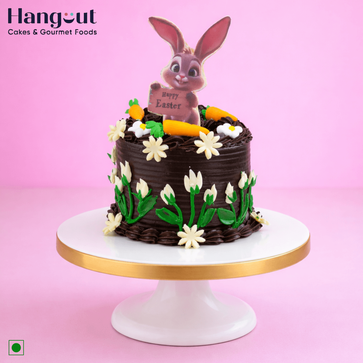 Sugar-free Dutch Truffle Easter Special Bento Cake