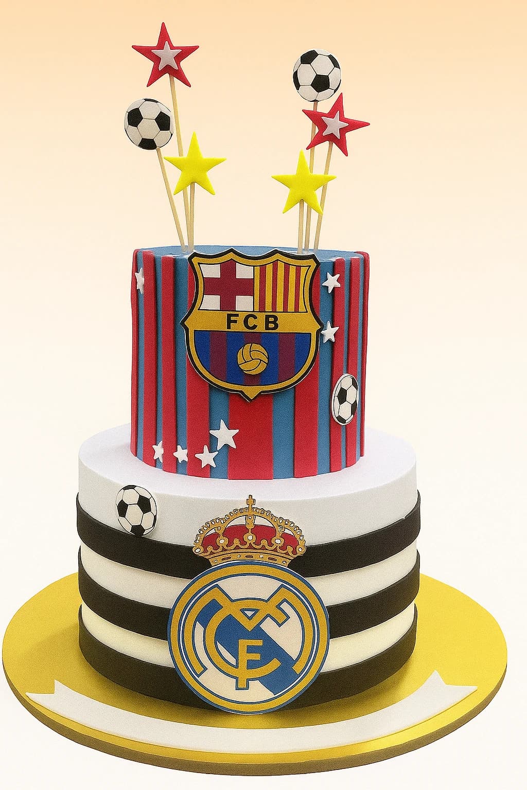 Football Club Themed Cake