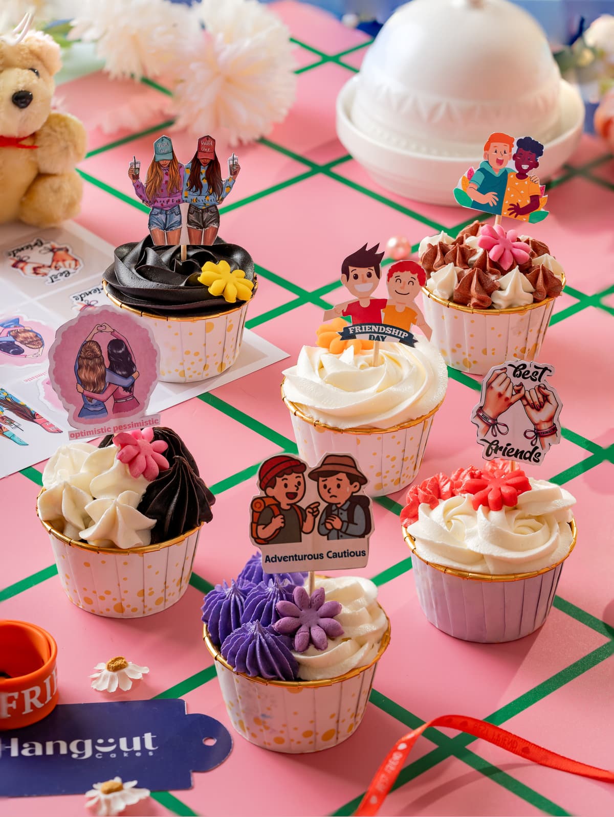 Blueberry Friendship Day Special Cupcake