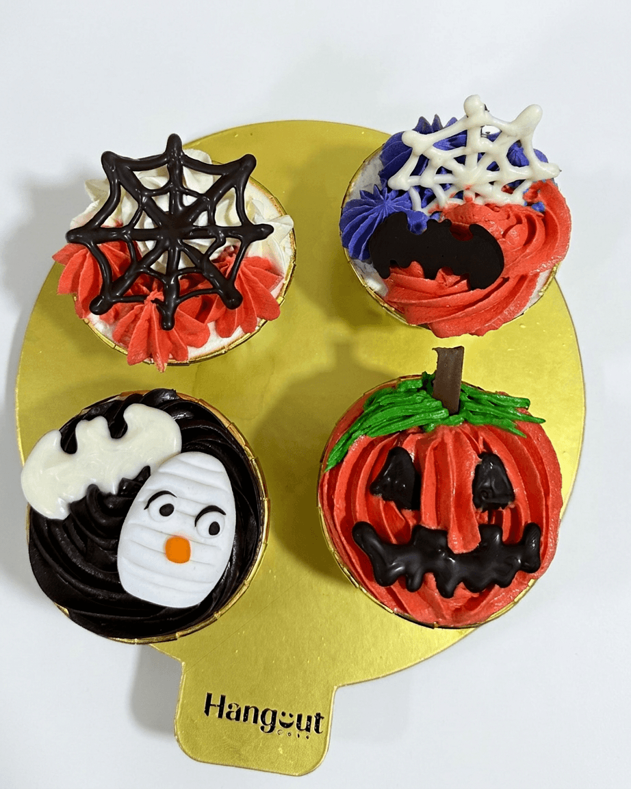 Halloween Special Cupcakes Box of Four