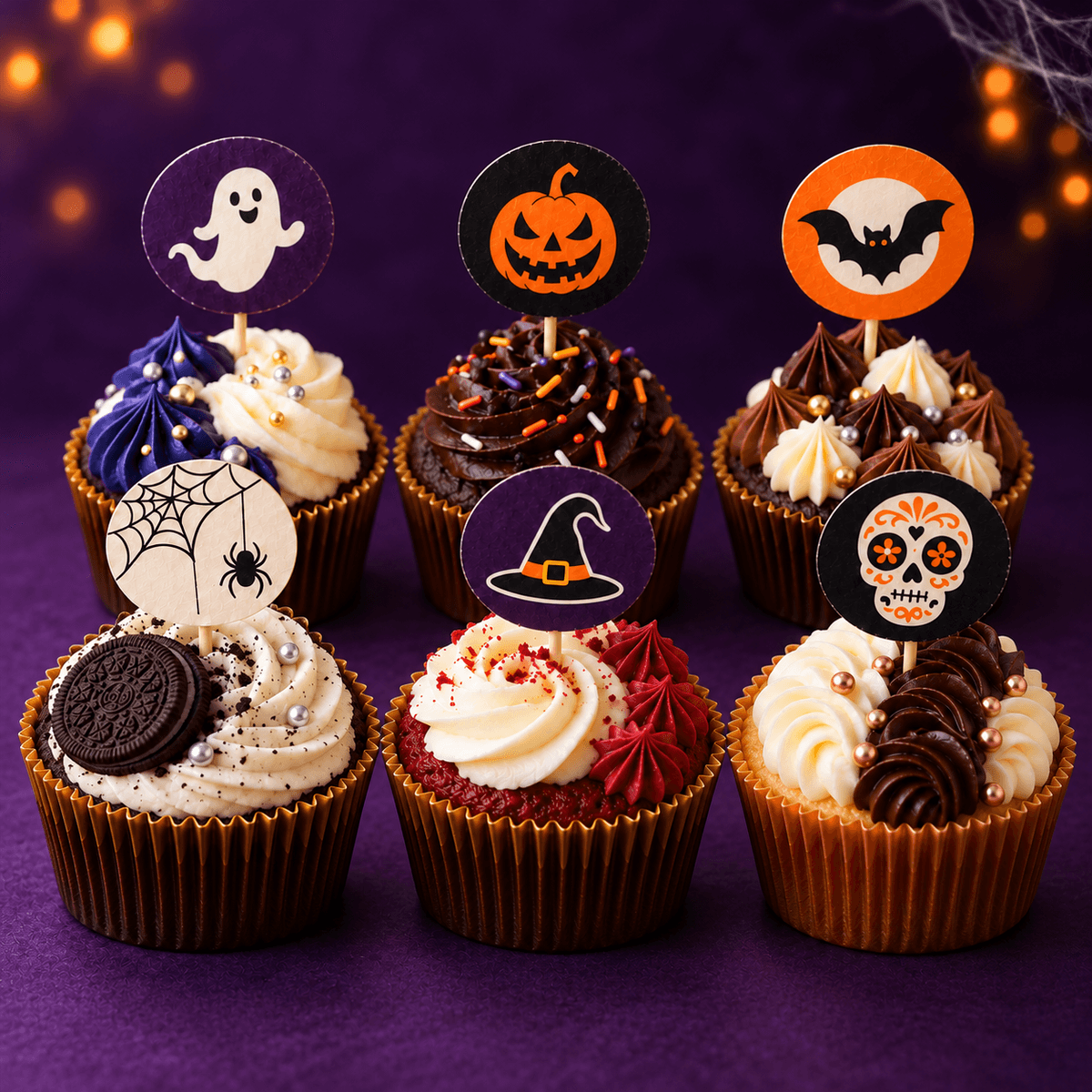 Halloween Special Assorted Cupcakes Box of Six 2026