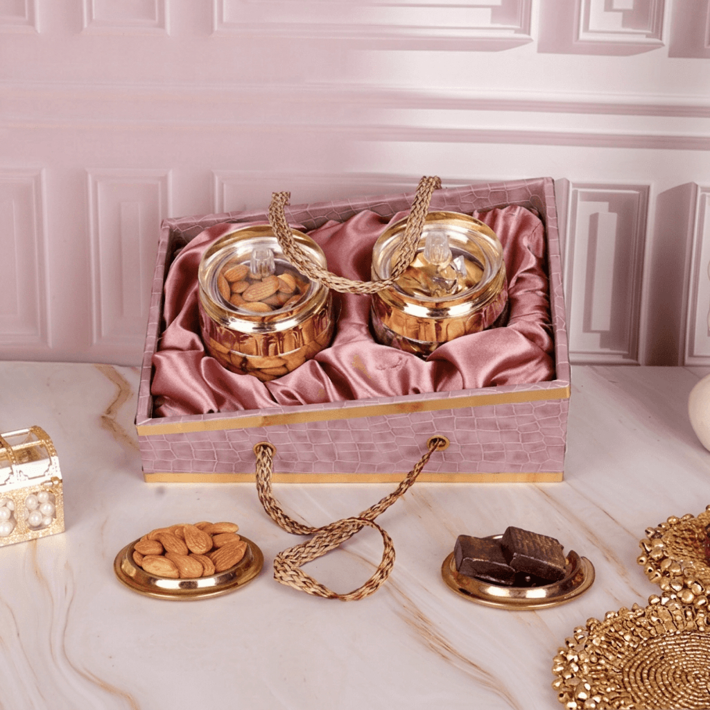 Kanaka Two Jars Pink Gift Hamper