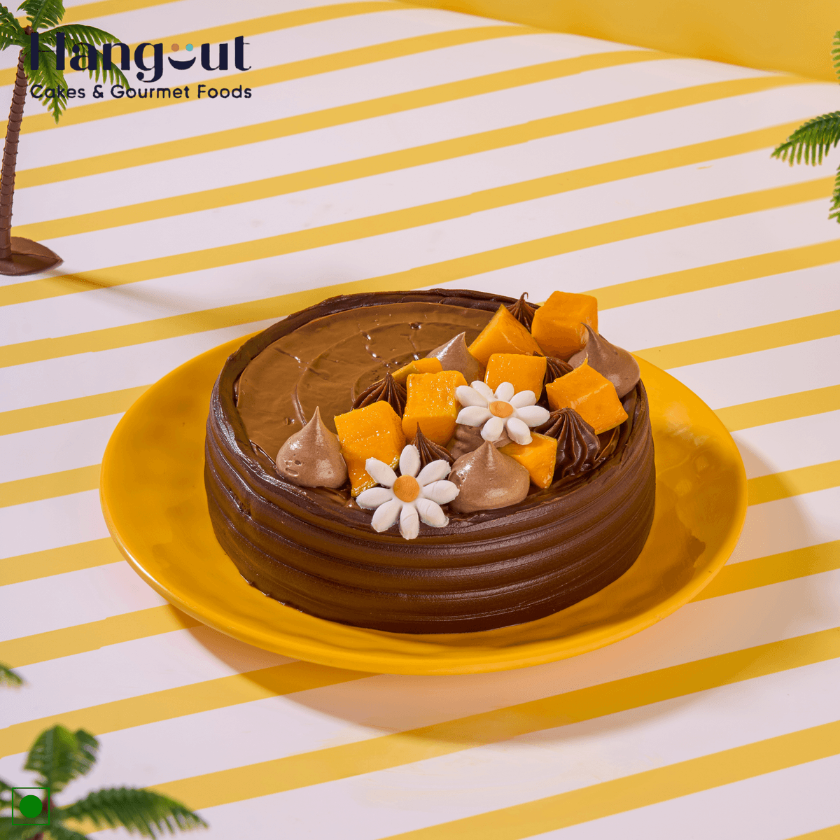 Mango Nutella Cake