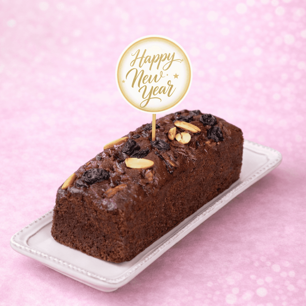 Rum And Raisin Plum New Year Cake