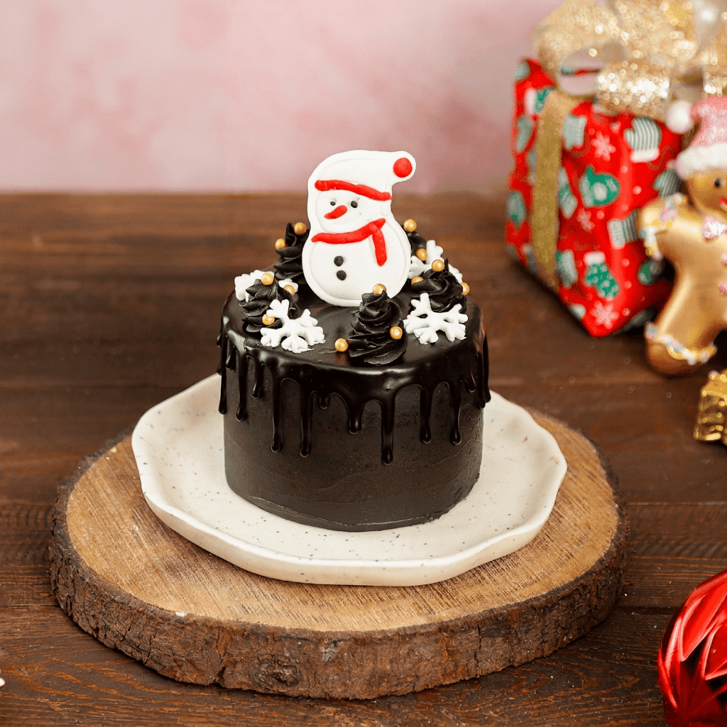 Sugar-Free Dutch Truffle Christmas Special Bento Cake