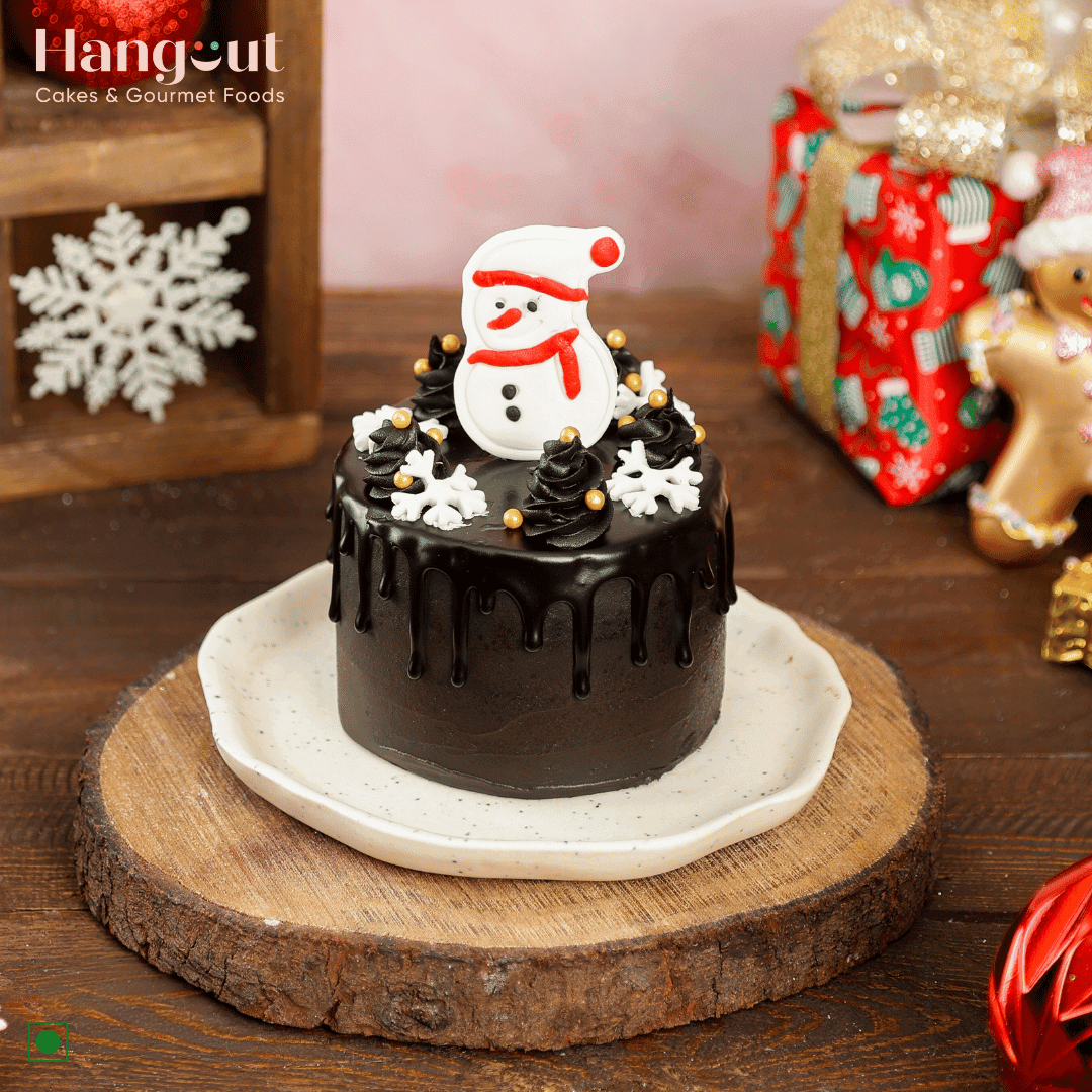 Sugar-Free Dutch Truffle Christmas Special Bento Cake