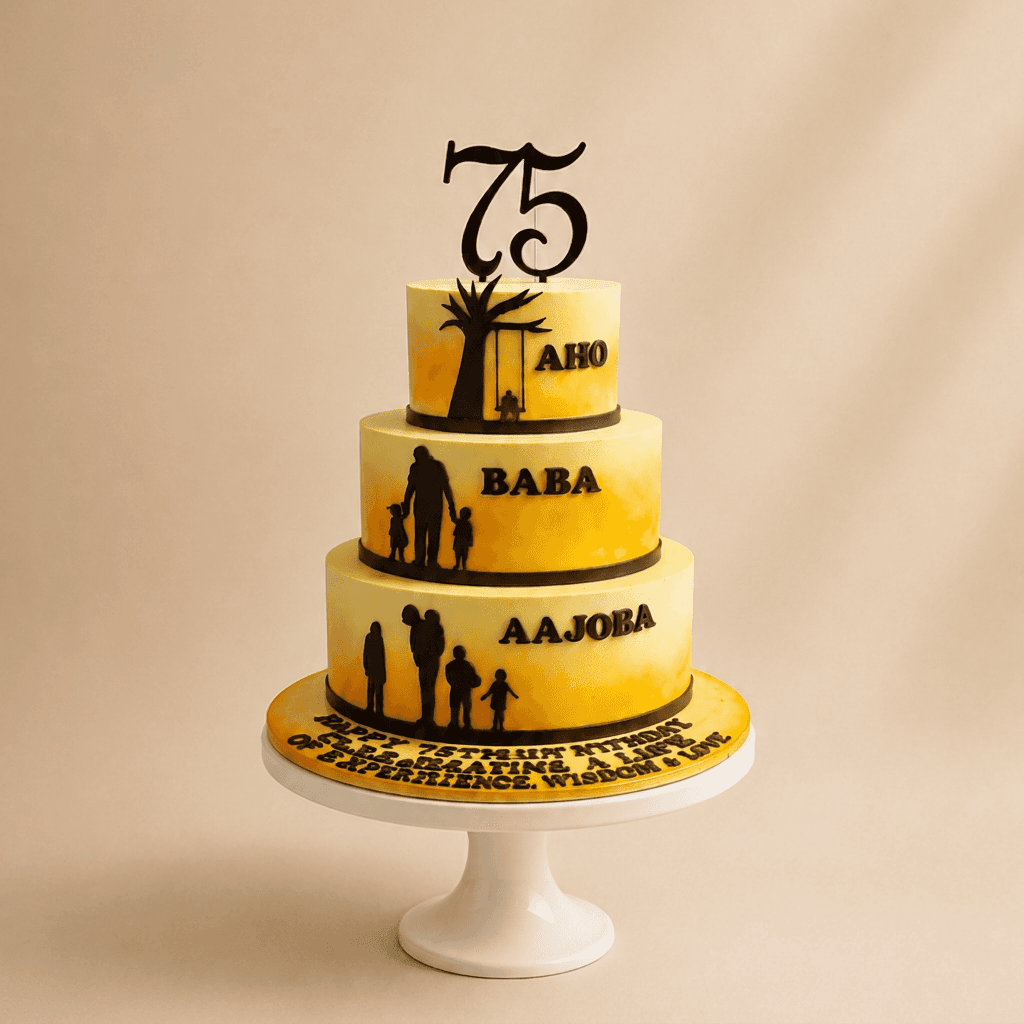 Forever Our Hero Customized Cake