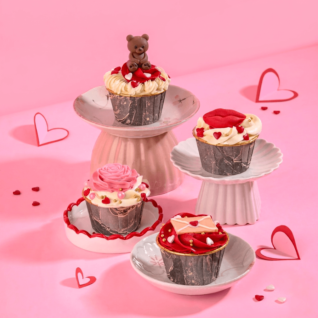 Valentine’s Day Cupcakes Box of Four