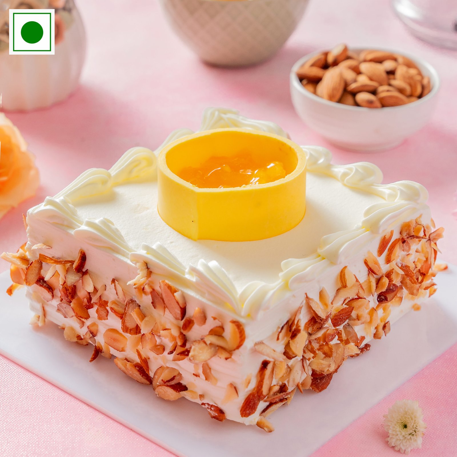 Coconut Cake with Caramel Pineapple Filling Recipe - Pink Haired Pastry Chef