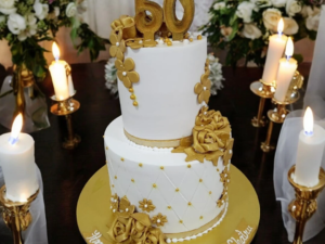 2 tier Anniversary cake