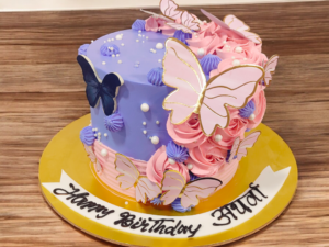 Butterfly Garden Cake