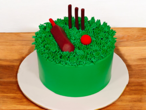 Customized Cricket Cake