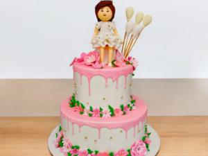 2 Tier Doll Cake