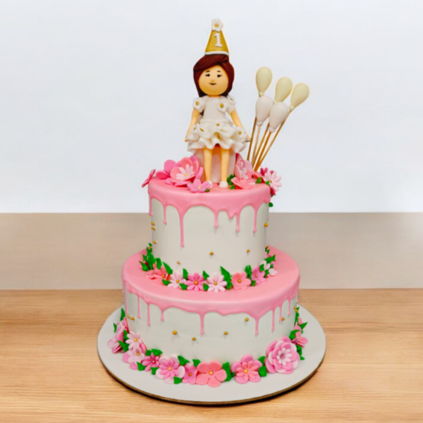 2 Tier Doll Cake