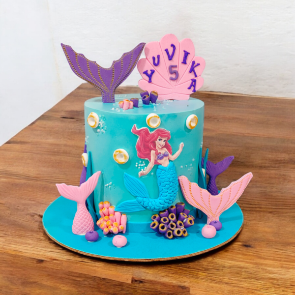 Mermaid Themed Cake